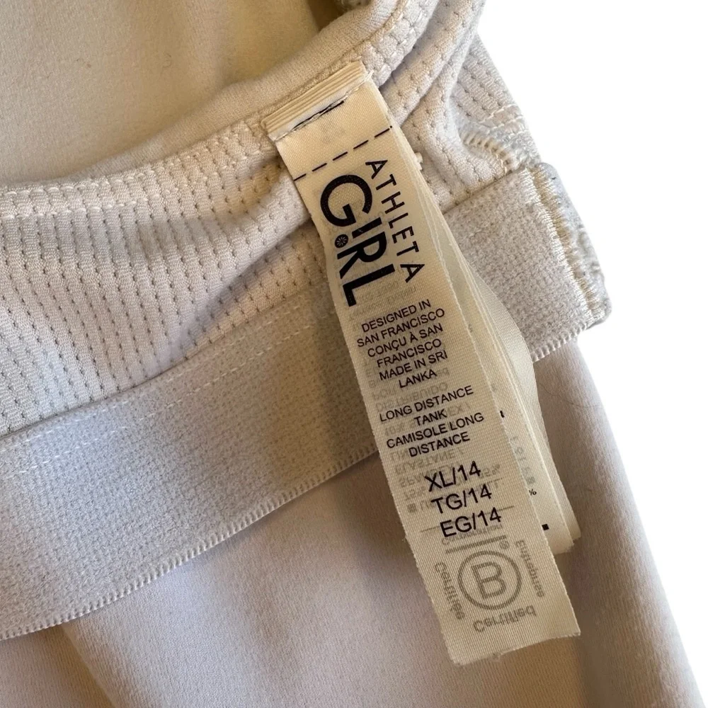 Athleta Girl Long Distance Tank – Girls XL (14) White - Picture 5 of 9